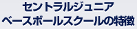 セントラルジュニアベースボールスクールの特徴